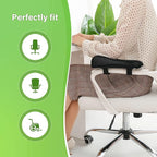 LargeLeaf Chair Gel Ergonomic armrest Cushions Elbow Pillow Pressure Relief Office Chair Gaming Chair armrest with Memory Foam armrest Pads 2-Piece Set of Chair