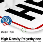 Custom Arrow,Custom Directional Sign, Arrow Down Sign, 18x24 Inches, 55 mil thick HDPE (high density polyethylene) Made in USA by My Sign Center