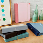 Savor | The Folio™ Document Organizer 2025 Edition | Premium Life Binder Acid-Free Custom Dyed Cloth-Bound Accordion Organizer w/ 10 Expandable Pockets | File Folders for Home Organization (Pink)