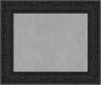 Amanti Art Black Framed Magnetic Board 23x27 Small Vision Board for use with Magnets, 100% Metal Sheet to Display Items as Office Decor or for Home Organization in mudroom, Kitchen or Kids Room