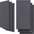 UMIACOUSTICS 6 Packs Acoustic Panel,47.2 x 23.6 Inches Decorative Sound Proof Panel for Office,Home Theater,Studio, Heather Grey