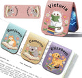 Magnetic Bookmark Clip Personalized for Readers, Custom Name Magnetic Page Marker for Books,Gifts for Book Lover, Animal Lover Teachers, Student, Women and Firends