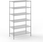 Regal Altair 24" Deep x 48" Wide x 86" Height Wire Shelving Kit | 6-Tier | NSF Commercial Storage Rack Unit