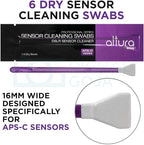 Altura Photo Professional Camera Cleaning Kit for APS-C DSLR & Mirrorless Cameras - Lens and Sensor Cleaner - Includes Case, Spray, Swabs, Blower, Brush, Tissue Paper