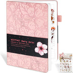Undated Luxurious Weekly & Monthly Planner to Increase Productivity Hit Your Goals, Organizer Notebook Gratitude Journal Time Management Start Anytime, A5, Lasts 1 Year