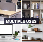 Office Desk Accessories 2pcs Computer Message Board Monitor Memo Board Office Supplies for Women Men Computer Sticky Note Holder with Functional Areas for Office Home Work Desk