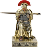 HDMbigmi Centurion Cloak Warrior Knight Pen Holder Mobile Phone Stand Desk Organizers and Accessories as Gift for Office and Home (Bronze)