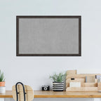 Amanti Art Black Framed Magnetic Board 27x43 Large Vision Board for use with Magnets, 100% Metal Sheet to Display Items as Office Decor or for Home Organization in mudroom, Kitchen or Kids Room