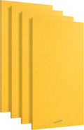 AudioSilk Acoustic Panels, 4 Pack ROOM KIT, Large, 46" x 23", Yellow