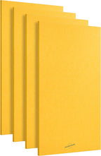 AudioSilk Acoustic Panels, 4 Pack ROOM KIT, Large, 46" x 23", Yellow