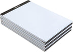 Amazon Basics Quad Ruled Graph Paper Pad, 600 Sheets, 6-Pack (100 Sheets Each), White, Letter Size 8.5 x 11 in