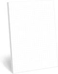321Done Dot Grid Notepad – Dotted Graph Paper, Small (5.5x8.5) – Made in USA – 50 Sheets Dotted for Bullet Planning Journaling Thick Paper 1/4 (0.25) Dots Notes Sketching Writing Smooth White