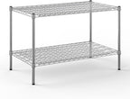 Regal Altair 24" Deep x 42" Wide x 27" Height Wire Shelving Kit | 2-Tier | NSF Commercial Storage Rack Unit