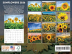 Sunflower Calendar 2026 Monthly Wall Calender 12 Month | American Made In The USA