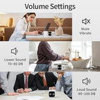 Productivity Timer Flip Gravity Sensor Cube Timer Countdown & Countup,Mute & Vibrate & Sound，5/10/30/60min & Custom Timing, Perfect for ADHD,Work,Learning,Kitchen Cooking (3, Black+White+Blue)