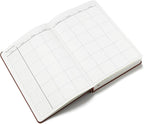 Wykeham's Executive 2026 Undated Daily Journal Planner – Customization Available (Brown, 8.5"×5.5" - Undated)