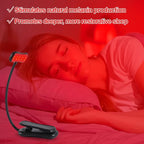 Finezeal 630nm Red Book Light - Zero Blue Light, Rechargeable Clip On Red Reading Light for Reading at Night, Poratble Dimmable LED Book Lamp, Perfect for Travel Nursing Studying