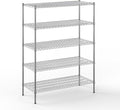 Regal Altair 21" Deep x 48" Wide x 64" Height Wire Shelving Kit | 5-Tier | NSF Commercial Storage Rack Unit
