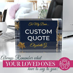 Custom Acrylic Sign Personalized, Custom Desk Name Plate, 18 Styles, (5"x7"), With Gift Box, USA Made by Acryluxe. (Trenton)