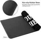 OHORTEB Custom Mouse Pad with Photo, Personalized Image Text Laptop Desk Mat, Customized Non-Slip Waterproof Desk Writing Pad for Office Home (Custom, 16in x 29.5in)