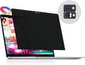 Peslv Magnetic Privacy Screen for Macbook Air 13 Inch (2018-2021, M1) / Macbook Pro 13 in (2016-2022, M1, M2), Removable Anti Blue Light Glare Filter for Mac 13In Laptop