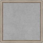 Amanti Art Silver Framed Magnetic Board 18x18 Small Vision Board for use with Magnets, 100% Metal Sheet to Display Items as Office Decor or for Home Organization in mudroom, Kitchen or Kids Room