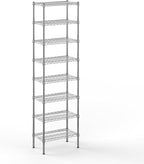 Regal Altair 14" Deep x 24" Wide x 86" Height Wire Shelving Kit | 8-Tier | NSF Commercial Storage Rack Unit