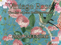 Vintage Rose Calendar 2026 by Jena DellaGrottaglia Monthly Wall Calender 12 Month | American Made In The USA