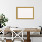 Amanti Art White Cork Board for Wall, 20x28 Vision Board with Gold Frame, Medium Corkboard Office Decor for Home Organization, Casual Corkboard Pinboard to display items for home organization