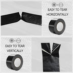 SWRT 9 Mil 5-Pack Black Heavy Duty Duct Tape Strong Adhesive, 2 in x 30 YD (Total 150YD) Duct Heavy Duty Waterproof All Weather Black Duct Tape No Residue Sealing & Patching for Indoor&Outdoor Repair