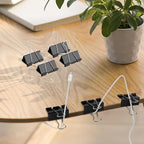 Ufmarine 72 Pcs Large Binder Clips 1.6 inch Length, Big Paper Clips for Office