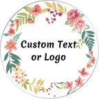 JOVELLO Personalized Custom Stickers - 60-1000 PCS Circle Custom Labels for Business, Logo, Office, Parties, etc (Labels Stickers-11)