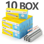 Standard Staples 26/6-10 Boxes of 1/4" Staples (5000 Each), High-Strength, Jam-Free Chisel Point for Office & Home Use
