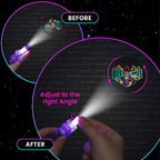 LovesTown 24PCS LED Light up Finger Lights, Kids Flashlight Glow in The Dark Party Supplies for Birthday Party Decorations Treat Bags Stuffers Classroom Prizes