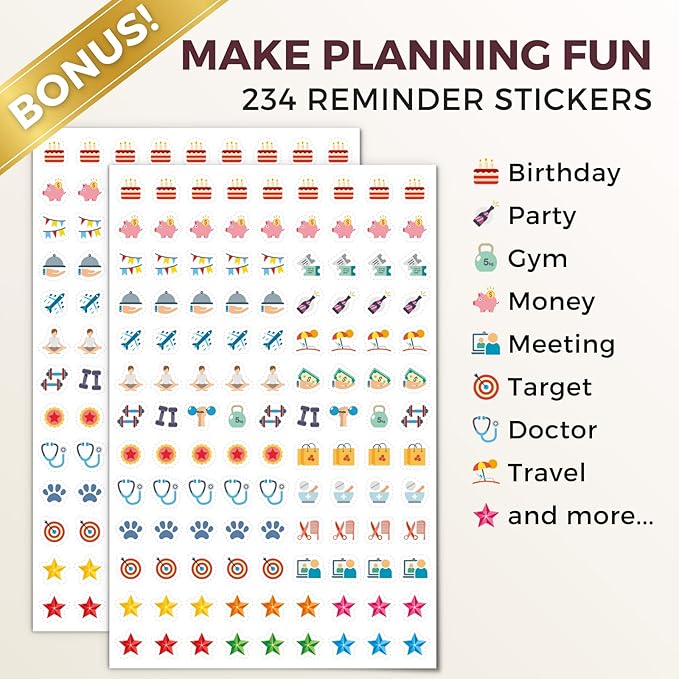Cranbury Wall Calendar 2026 8.5x11, 12 Month Desk Calendar with Bouns Stickers and Large Writing Blocks, Premium Paper, Floral Design, 8x11 Planner 2026, Twin-Wire Binding