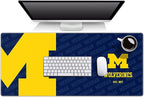 YouTheFan NCAA Michigan Wolverines Logo Series Desk Pad