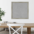 Amanti Art Silver Framed Magnetic Board 22x22 Medium Vision Board for use with Magnets, 100% Metal Sheet to Display Items as Office Decor or for Home Organization in mudroom, Kitchen or Kids Room