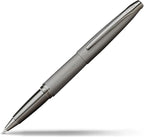 Cross ATX Refillable Rollerball Pen Presented in a Luxury Gift Box - Medium Point, Black Ink, Sandblasted Titanium Gray