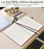 PAIBAS Blank Journal Notebook for Women Men,160 Pages,A5 Hardcover Sketchbook for Drawing, Sketch book, Unlined Notebooks for School,Work, Note Taking,Travel Journals for Writing 5.8"x8.5" (Burgundy)