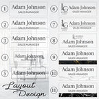 Custom Name Plates for Doors Personalized Wall Name Signs Office Workspace Decor New Job CEO Gift