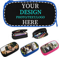 Nigmuye Custom Pencil Case Personalized Add Photo Text Pen Bag Large Capacity Zipper Pencil Box for Office Travel Graduation Gifts