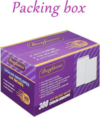 Bonfasvo 300 Pack 6x9 White Catalog Envelopes Peel & Seal Security Mailing Envelopes 120GSM Kraft Paper self Seal Envelopes for Invitations Papers Photos Documents Pictures Papers Files