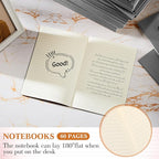 Mimorou 100 Pcs Journals Notebooks Bulk - Kraft Softcover A5 Small Notebooks 5.5 Inch x 8.3 Inch Notepads with 60 Page 30 Sheet for Writing Sketch Travel Office Supplies(Grey,Lined)
