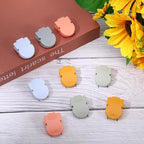 25 Pcs Maillard Color Cubicle Clips for Fabric Walls, Cubicle Hooks Cubical Office Accessories for Works, Cork Board Fabric Clips for Hanging Desk Organization Picture Note Memo Office Photos Wa