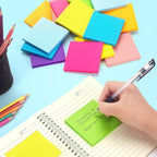 Early Buy 24 Pads Sticky Notes 8 Bright Color Self-Stick Notes 3 in x 3 in, 60 Sheets/Pad