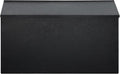 Dalmbox Wall-Mount Mailbox Large Mailbox for Post Rust-Proof Galvanized Steel Box for Outside or Townhouse Horizontal Style, Black, 15.7” x 4.3” x 9.4”