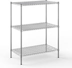 Regal Altair 24" Deep x 42" Wide x 54" Height Wire Shelving Kit | 3-Tier | NSF Commercial Storage Rack Unit