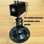 Laser Positioning Bracket 12mm, 360-Degree Adjustable, Black Alumina, 4-Pack