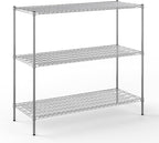 Regal Altair 24" Deep x 60" Wide x 54" Height Wire Shelving Kit | 3-Tier | NSF Commercial Storage Rack Unit