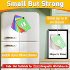 VNDUEEY 90 Pack Black Fridge Magnets, Refrigerator Magnets Strong Magnets for Whiteboard, Magnet Refrigerator, Small Magnet for Classroom, Kitchen, Office, Locker, Map Decorative